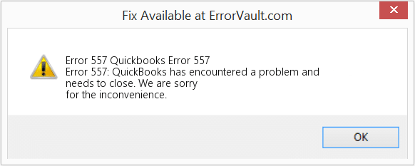 How To Solve QuickBooks Error Code 557?