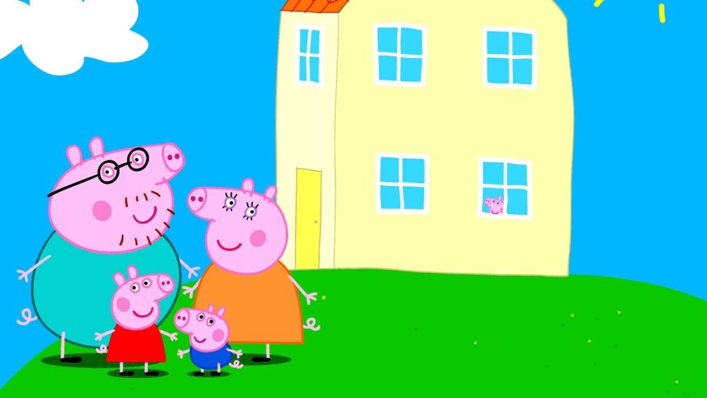 Peppa Pig's House Wallpaper