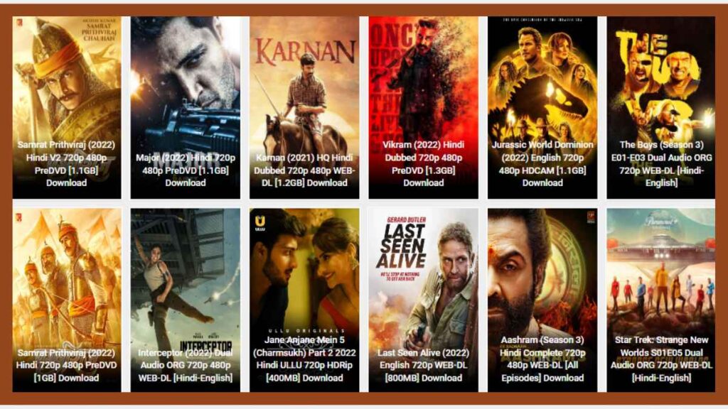 Moviesda Website