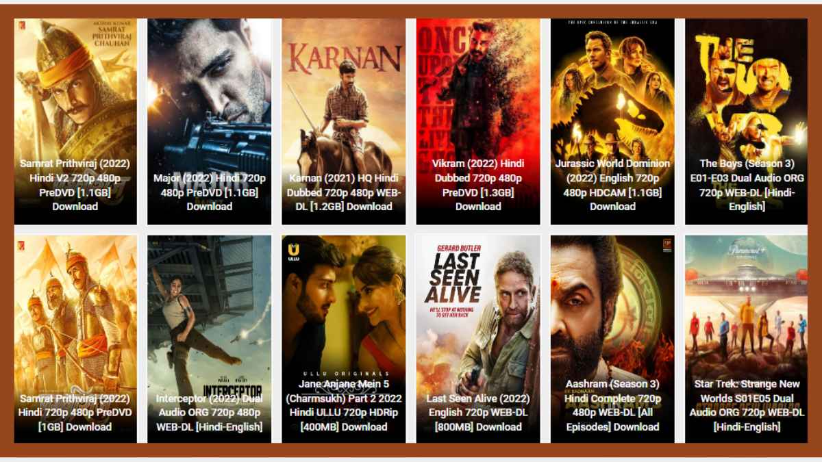 Moviesda Website